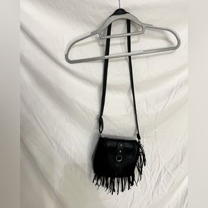 Small western fringe crossbody